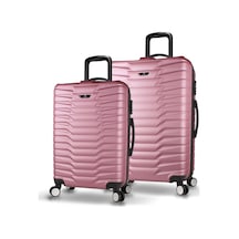 My Valice Croc Abs Orta Ve Büyük Boy Rose Gold 2'li Valiz Seti Rose Gold