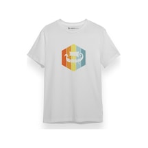 Viking Ship Essential Beyaz Kısa Kol Erkek Tshirt 001