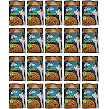 Purina Felix Tavuklu ve Havuçlu Kedi Maması 20 x 85 G