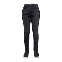 The Biker Jeans Lucy Black Cordura Korumalı Motosiklet Kot Pantolonu Antrasit