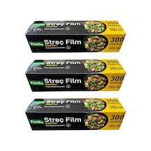 Fresh-Up Şeffaf Mutfak Rulo Streç Film 3 Paket 30 CM x 300 M