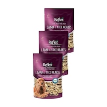 Semi Moist Kuzulu Ve Pirinçli Küçük Kalp Köpek Ödül Maması 150 Gr Üçlü Paket