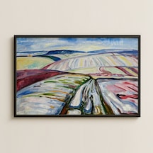 Gabriele Münter Kış Manzarası Uv Baskı Pvc Tablo