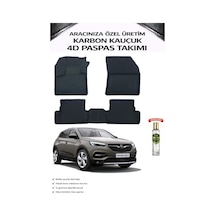 Opel Grandland X 2017 Model Aracınıza Özel Karbon Kauçuk Paspas Takımı