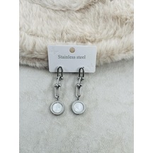 Küpe Çelik Özel Hediye Paslanmaz Çelik Model D87dc9 Çok Renkli
