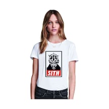 Darth Maul Sith Baskılı Beyaz Kadın Tshirt