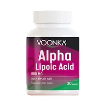 Voonka Alpha Lipoic Acid 600mg 30 Kapsül