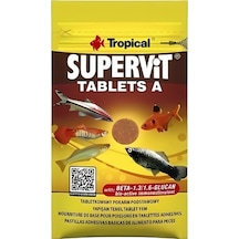 Tropical Süpervit Tablets A Cama Yapışan Tablet Balık Yemi 15 Ml 10 Gr