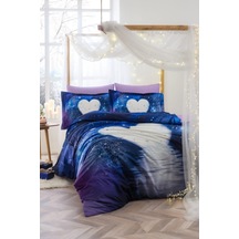 Light Of Love Sevgililer Günü Çift Kişilik Nevresim Takımı Renkli