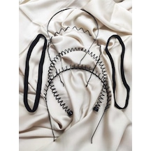 Sporcu Saç Bandı, Zigzag Taç Yaylıla Taç Taraklı Taç ,düz Tel Taç 5 Li Set Unisex Altın