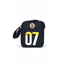 Fenerbahçe Lisanslı 1907 Baskı Detaylı Lacivert Beslenme Çantası - Çift Bölmeli Su İtici Kumaşlı
