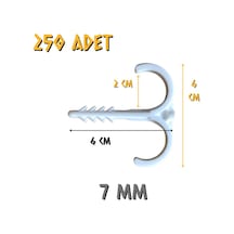 Made Çiftli Yere Tespit Dübeli Kılçık 7 Mm. - 250 Adet