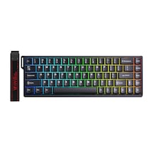 Aula Win68 He Manyetik Klavye Rapid Trigger Graywood Swtich 8000hz Rgb Tkl Hot Swap Oyuncu Klavyesi Siyah