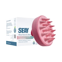 Slikon Saç Masaj Fırçası Şampuan Tarağı Pembe