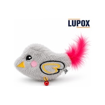 Lupox Küçük Kuş Peluş Oyuncak Gri