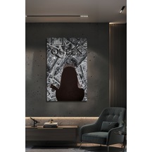 Işıltılı Dolar Modern Kraliçe Queen Tasarımlı Siyah Beyaz Lüks Dekoratif Cam Tablo Modern Dekorasyon Temalı Dekoratif Duvar Tablosu, Salon, Ev Ve Ofis Dekoru,