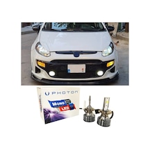 Fiat Panda Led Xenon Uzun + Kısa Far Ampulü H4 Mono Yeni Seri Beyaz