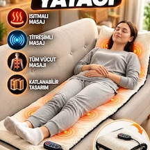 Isıtmalı Titreşimli Tüm Vücut Masaj Yatağı Katlanabilir Çok Bölgeli Tasarım Çok Renkli