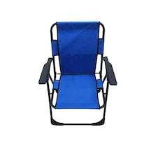 Romee Katlanır Lüx  Kamp Sandalyesi - Mavi