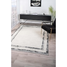 Vista Vs004g Krem Halı Modern Desen Antialerjik Pamuk Taban Yıkanabilir Salon Halısı Yatak Odası