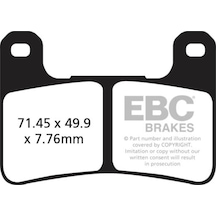 Ebc Fa379hh Kawasakı Zx10r ,z1000,versys1000,suzukı Gsxr600,750,dl1000 Sınter Ön Fr