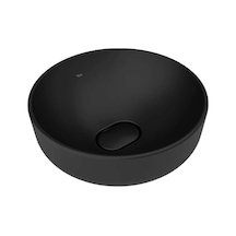 Kale Zero 2.0 40 Cm Mat Siyah Yuvarlak Çanak Lavabo