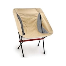 Wondernest Ultra Taşıma Sırt Seyahat Sandalyesi S Kapasitesi Kamp Hafif Çantasıyla 150kg Taşıma Kapasiteli Bej Renk - Bm Bej