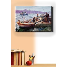 Webstyle Sayılarla Boyama Seti Kasnaklı Boğazdaki Balıklar 40 X 50 Cm