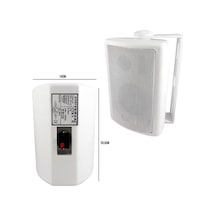 Universal Ctr-5w 13cm 100 Watt Beyaz Duvar Hoparlör