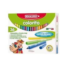 Fibracolor Colorito Keçeli Kalem 36 Renk