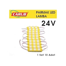Ahmet Otomotiv Parmak Lamba Seti 3 Ledli Soft Sarı Renk 24v