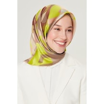 Armine İpek Eşarp Nostalji - 8526-25 Fıstık Twill Fıstık