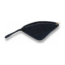 Efw Rome Handmade Hasır Clutch Çanta Lacivert