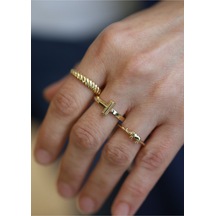 Yenigün Kuyumculuk 14 Ayar Altın T Yüzük Yzk18930