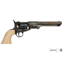 Denix Usa 1860 Confederate Revolver Rusty 35cm Koleksiyon Obje