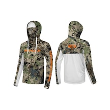 Ryuji Uv Performance Hoodie Shirt+neck Camo Boyunluklu T-shirt Xxl Çok Renkli