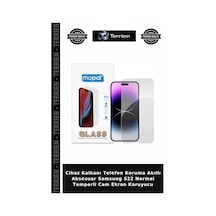 Cihaz Kalkanı Telefon Koruma Akıllı Aksesuar Samsung  Uyumlu S22 Normal Temperli Cam Ekran Koruyucu