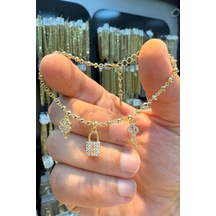 14 K Gold Renginde Dorika Bileklik