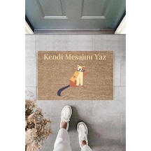Dijital Baskı Kişiye Özel İç Kapı Dekorasyon Paspas Ps11258 Renkli
