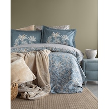 Çift Kişilik Tammy Bej Yatak Örtülü Nevresimli Set Bej