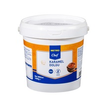 Metro Chef Karamel Dolgu 1 Kg Glutensiz Pratik Tatlı Ve Pastacılık Ürünü 3'li Ekonomik Paket - Tarı