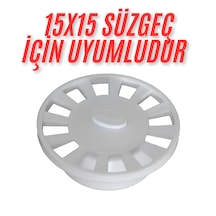 15x15 Süzgeç İçin Yuvarlak -oval -daire Gider Kapağı , Yer Süz