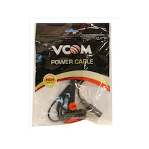 Vcom Ce033-1.8Mt Amerikan Uçlu Teyp Power Kablosu