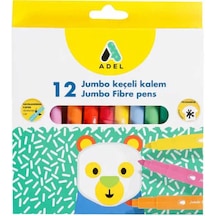 Adel 12 Renk Jumbo Keçeli Kalem 2220000001