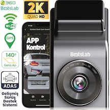 360+ G300H Pro 2K QHD ADAS Wifi + GPS 140° Geniş Açı Gece Görüşlü Akıllı Araç İçi Kamera