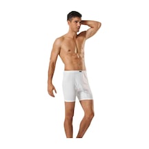 6 Adet Tutku Penye Boxer Erkek Boxer Beyaz