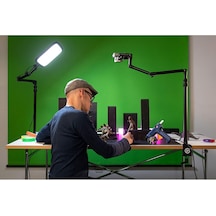 Elgato Master Mount L Çok Bağlantılı Taşıyıcı Stand/ayak, 55cm - 125cm Yükseklik Ayarlı, Kamera & Işık & Mikrofon Bağlantıları İçin 10aab9901