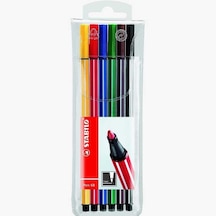 Stabilo Keçe Uçlu Boya Kalemi 6 Lı Paket 6806/pl Çok Renkli
