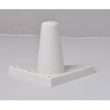 Zeygen Sena Plastik Mobilya Baza Koltuk Kanepe Ayak 4 Adet 12 Cm Beyaz