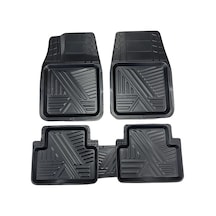 Fiat Siena 1997-2002 3d Havuzlu Kauçuk Zebra Kapalı Oto Paspas